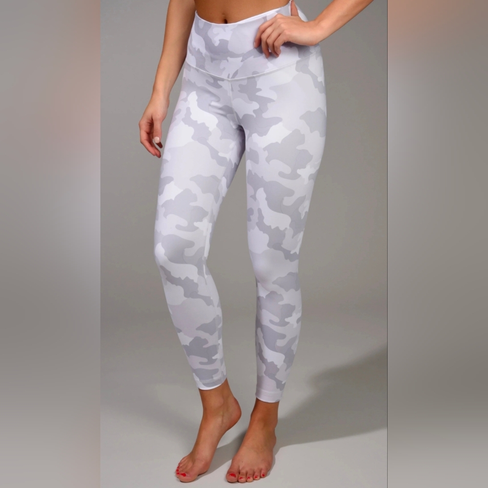 Yogalicious High Waist Snow Camo Yoga Pants